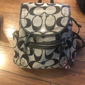Small coach backpack